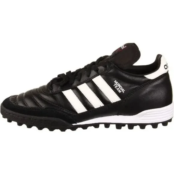 NWT adidas Mundial Team Men's Turf Soccer Shoes Black/White/Red Size 8 - Picture 3 of 4
